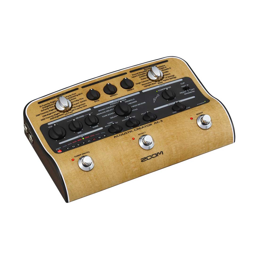 Zoom AC-3 Acoustic Creator Effects and Amp Simulator