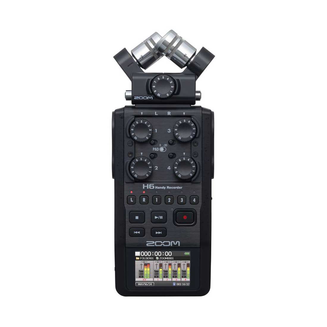 Zoom H6 Handy Recorder All Black Edition