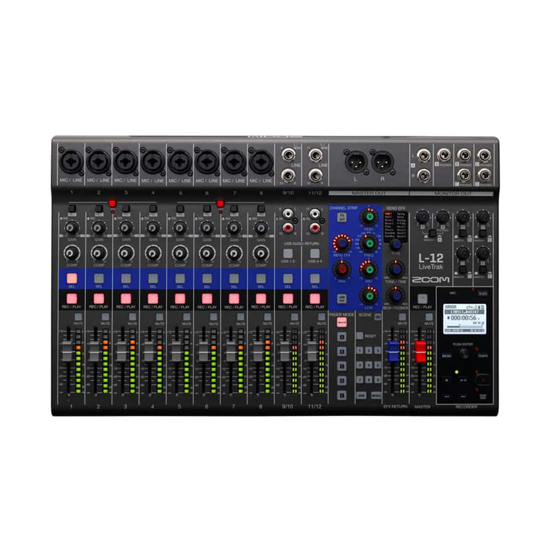 Zoom L-12 LiveTrak Digital Mixer plus Recorder