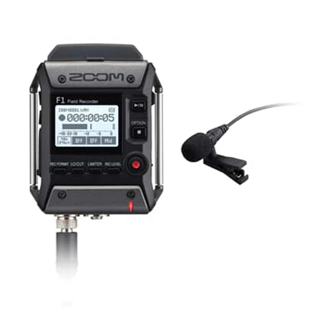 Zoom F1-LP Field Recorder con microfono Lavalier Pack