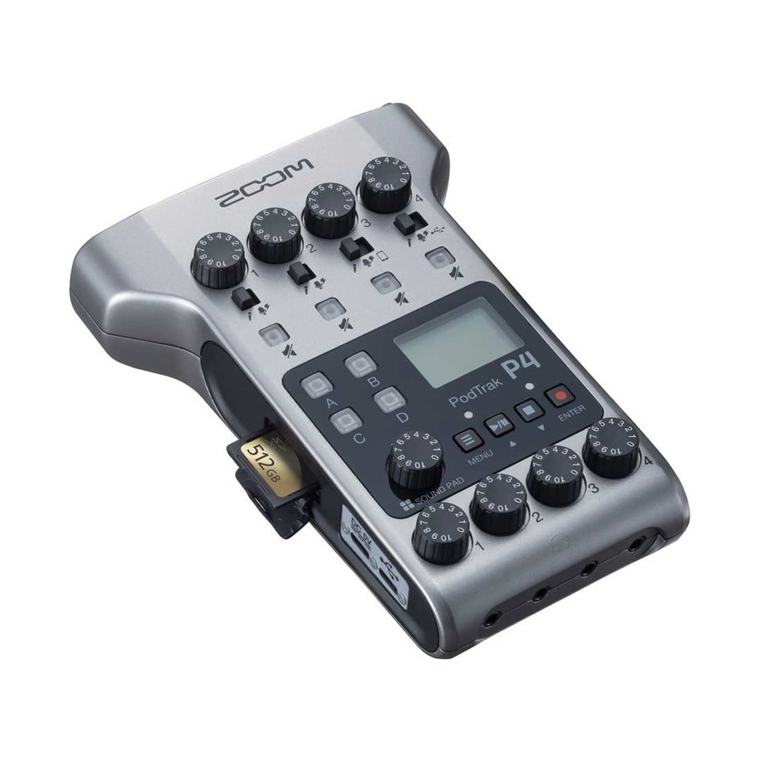 Zoom PodTrak P4 Podcasting Mixer