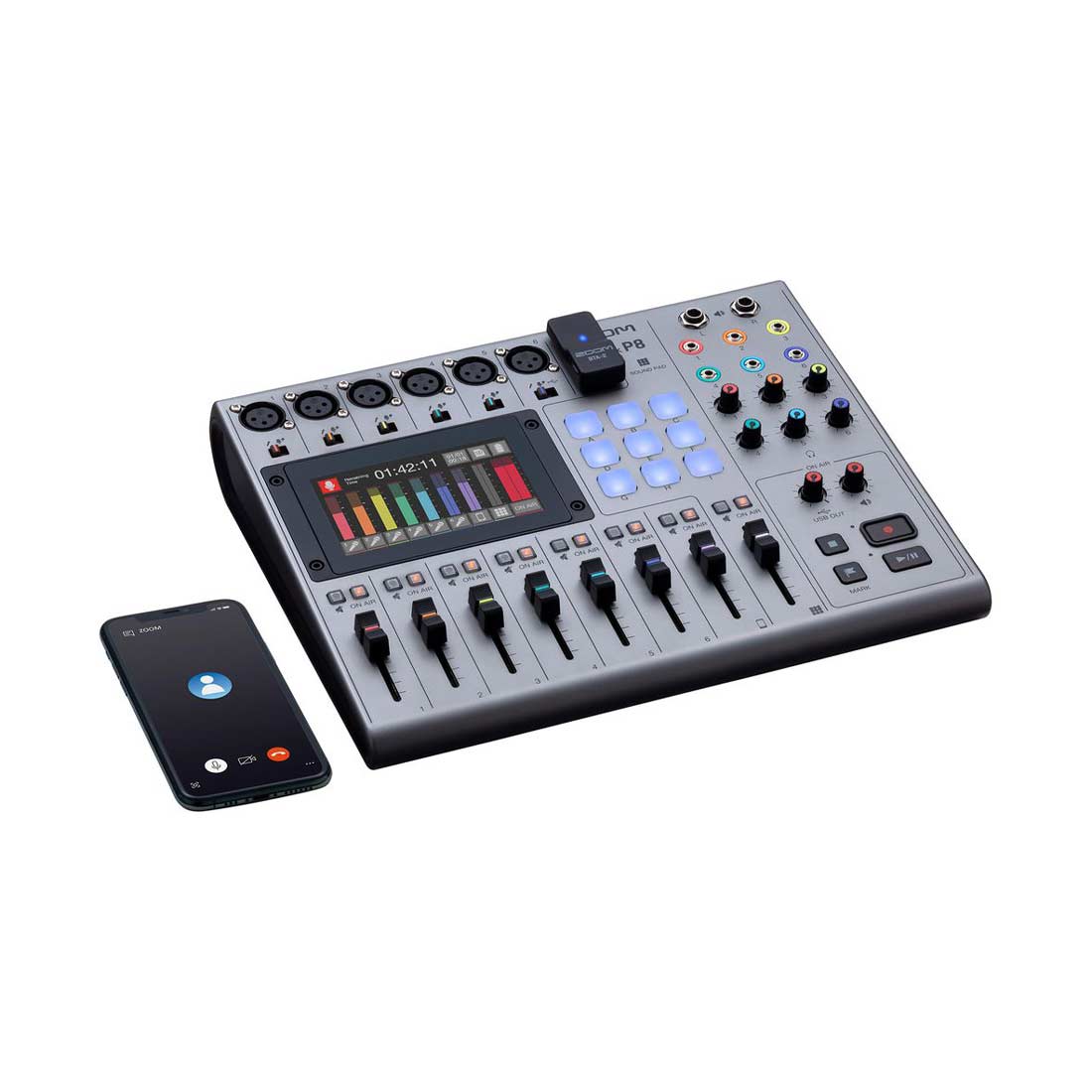 Zoom PodTrak P8 8-channel Podcasting Mixer