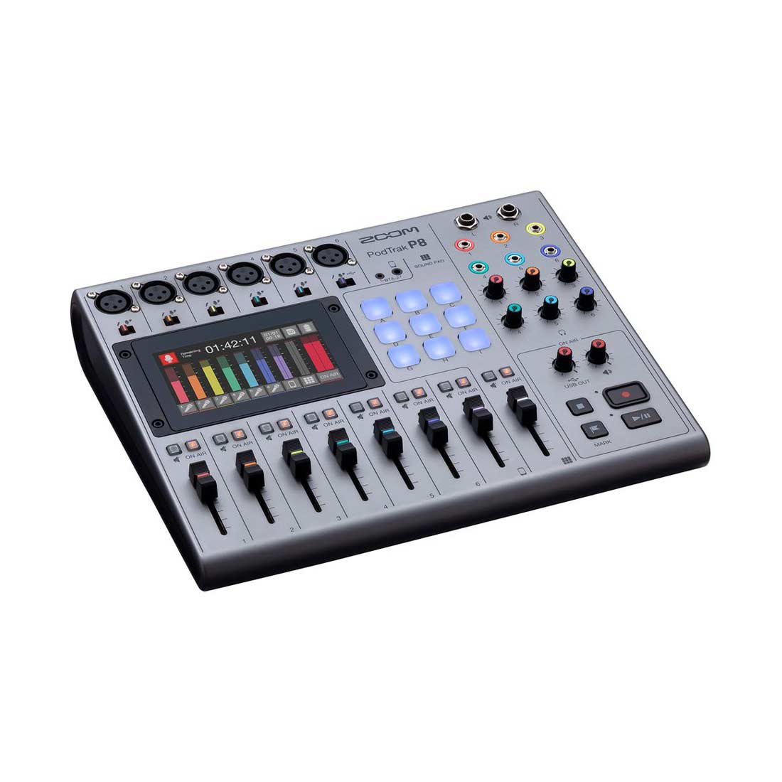 Zoom PodTrak P8 8-channel Podcasting Mixer