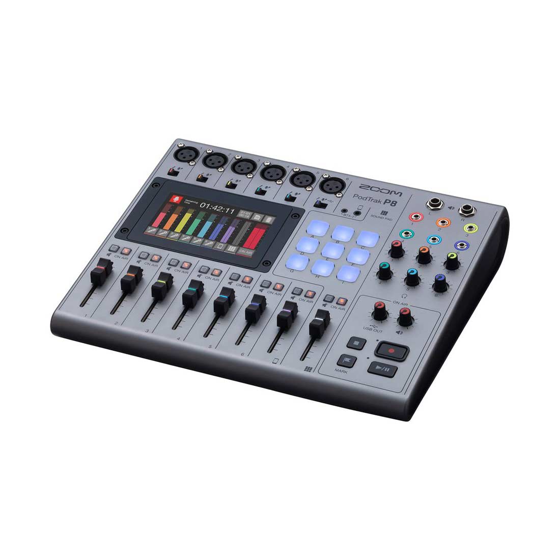 Zoom PodTrak P8 8-channel Podcasting Mixer