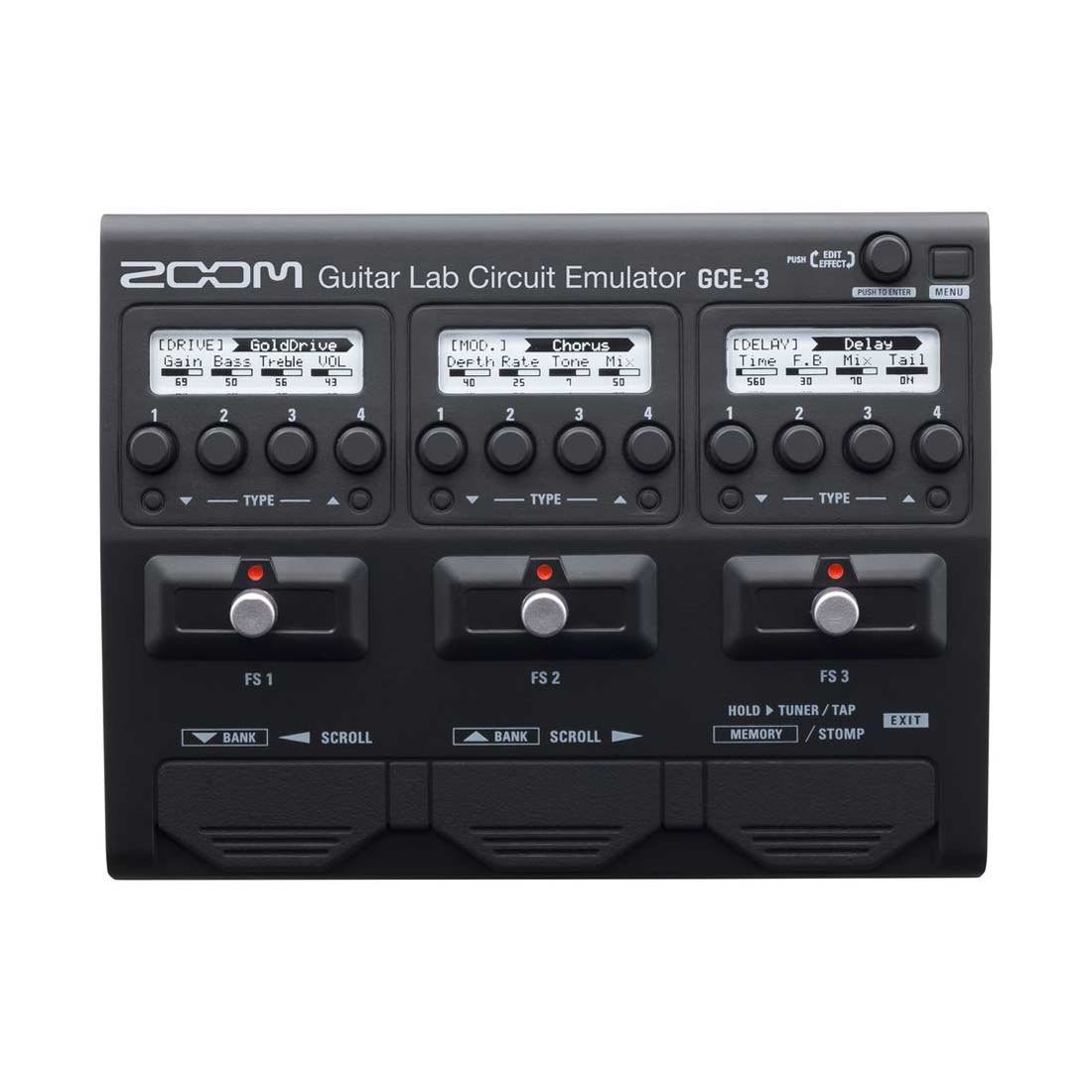 Zoom GCE-3 Guitar Lab Circuit Emulator Effects USB Audio Interface