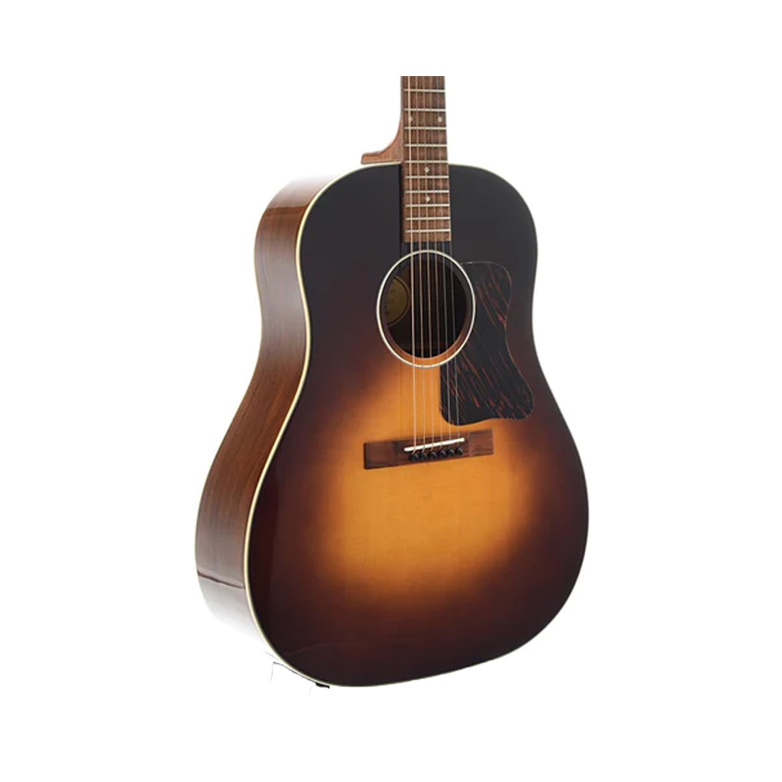 Chitarra acustica dreadnought Farida OT-63VBS con top in abete massello e spalla inclinata, finitura sunburst