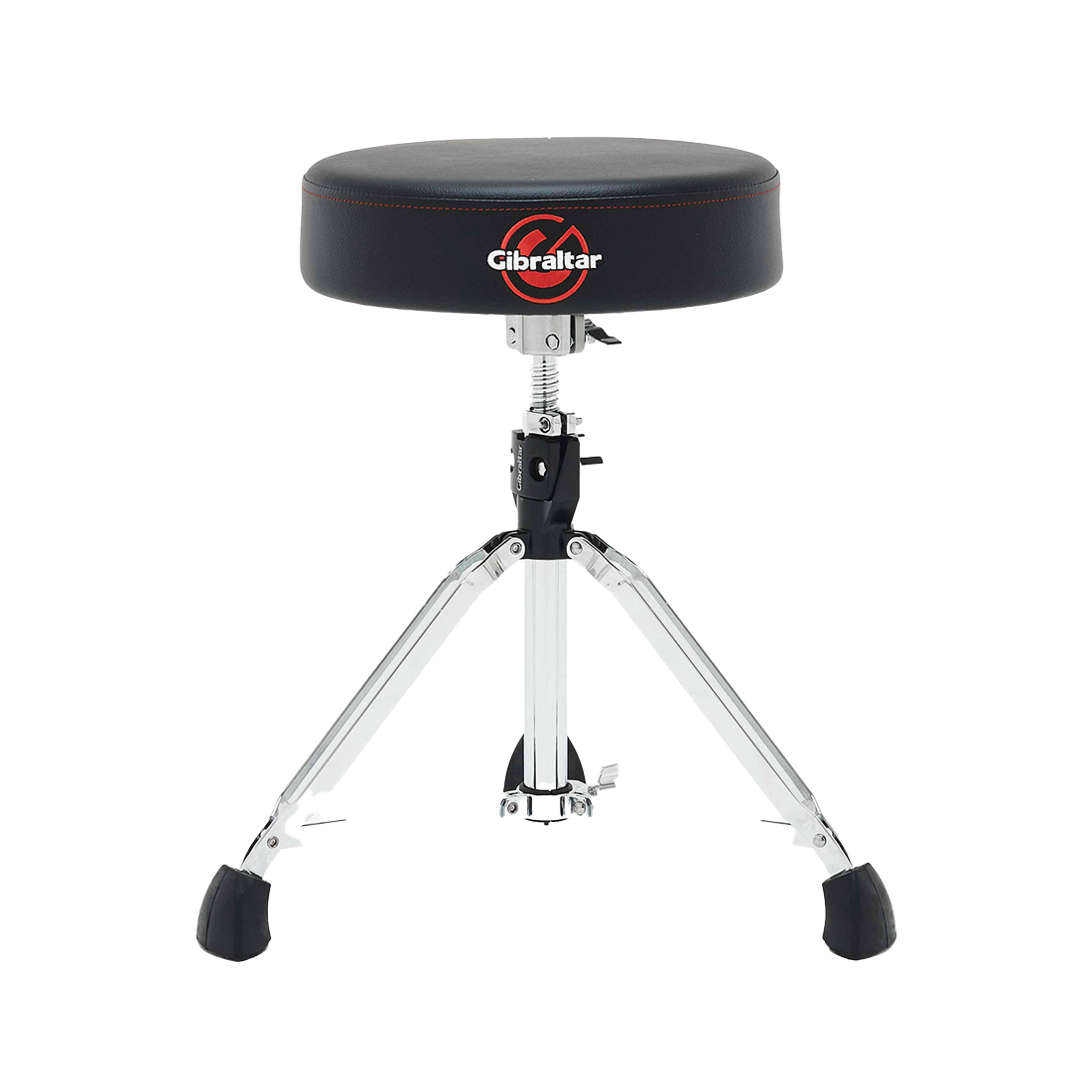 Gibraltar 9600 Series Double Braced Pro Round Drum Sgabello in Nero