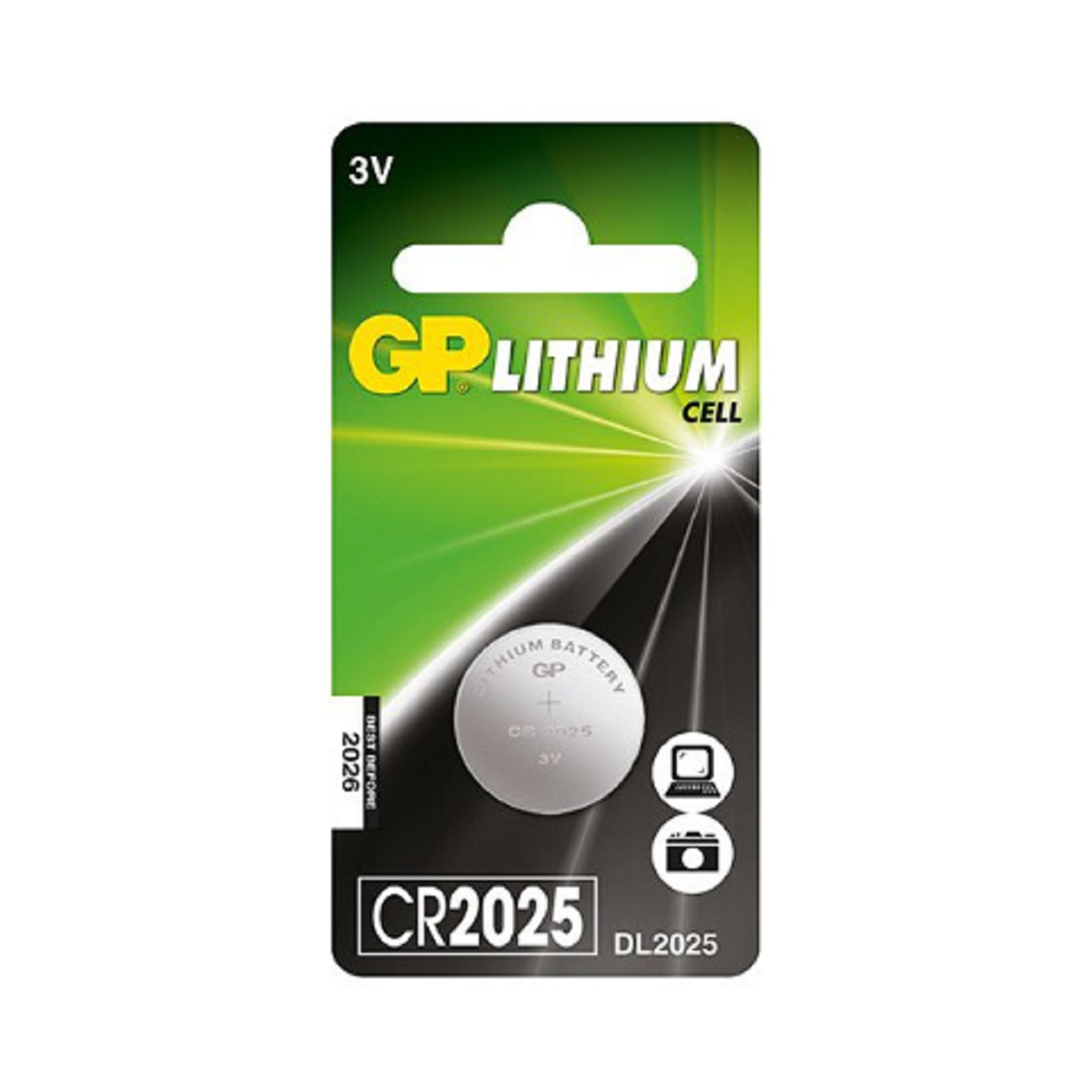 GP Lithium CR2025 Battery