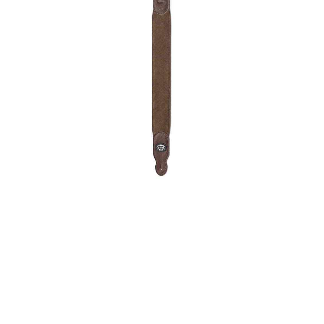 Steph GT-1230 Brown Suede Pad, 6mm Foamcore, Suede Back Guitar Strap
