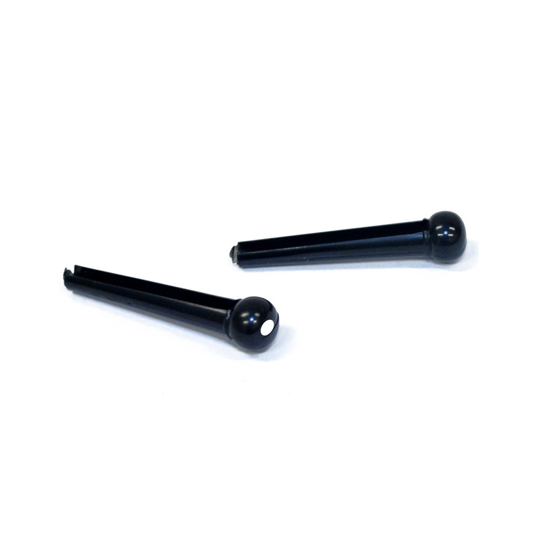 GT Acoustic Guitar ABS Bridge Pins in Black Finish with White Dot
