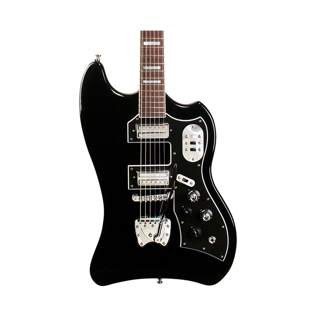 Chitarra elettrica Guild S-200 T-Bird Solid Body Nera 