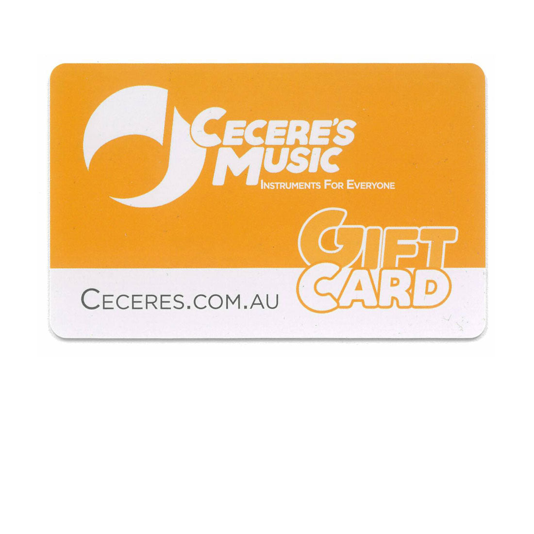 Cecere's Music Gift Card