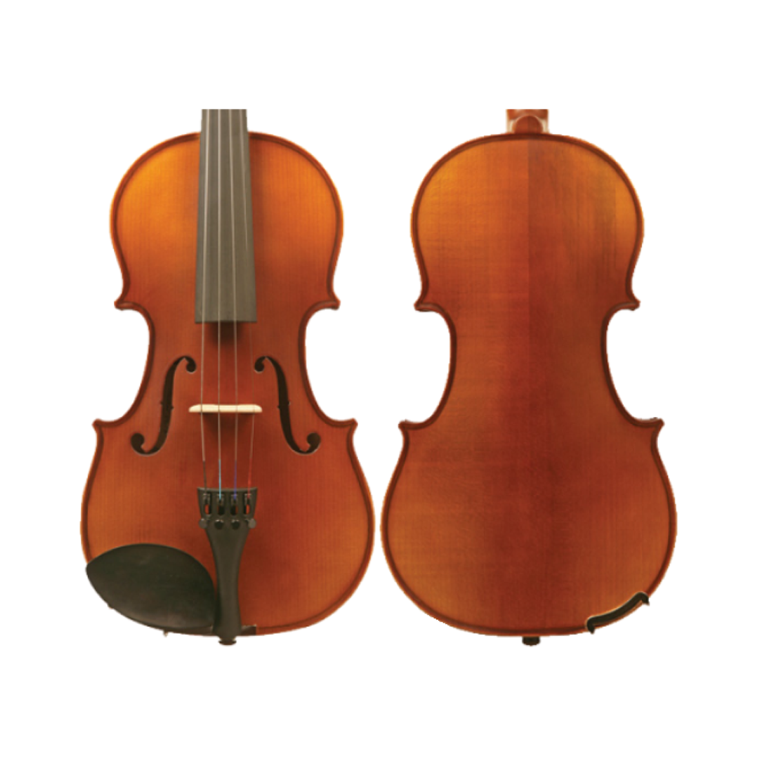 Gliga I Violin Outfit 1 Pezzo Back Dark Antique con Violino 4/4