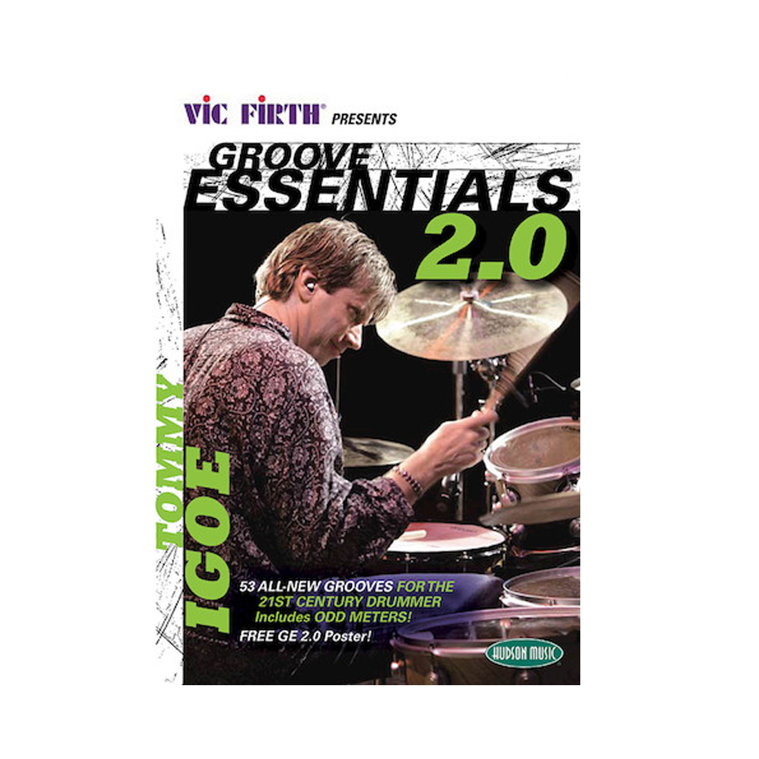 Vic Firth Presents Groove Essentials 2.0 with Tommy Igoe Book DVD and CD Package