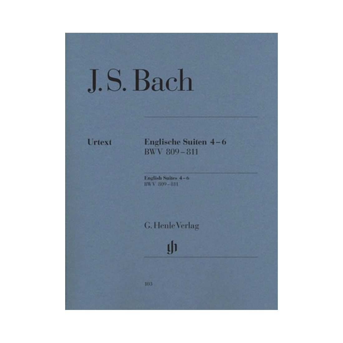 English Suites 4-6, BWV 809-811