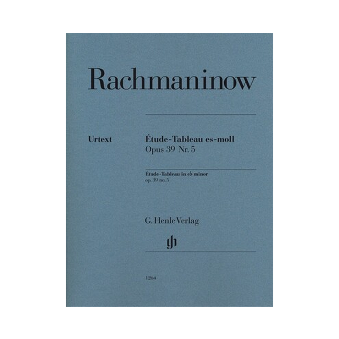 Etude-Tableau E flat minor Op. 39 No. 5