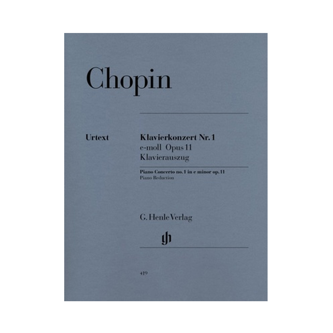Concerto No. 1 Op. 11 E minor