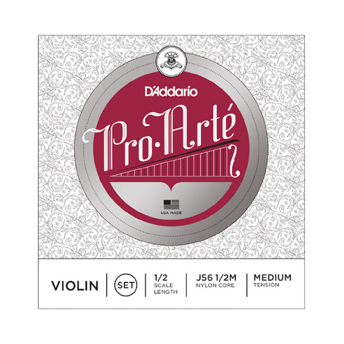 DAddario Pro-Arte Violin String Set 1/2 Scale Medium Tension