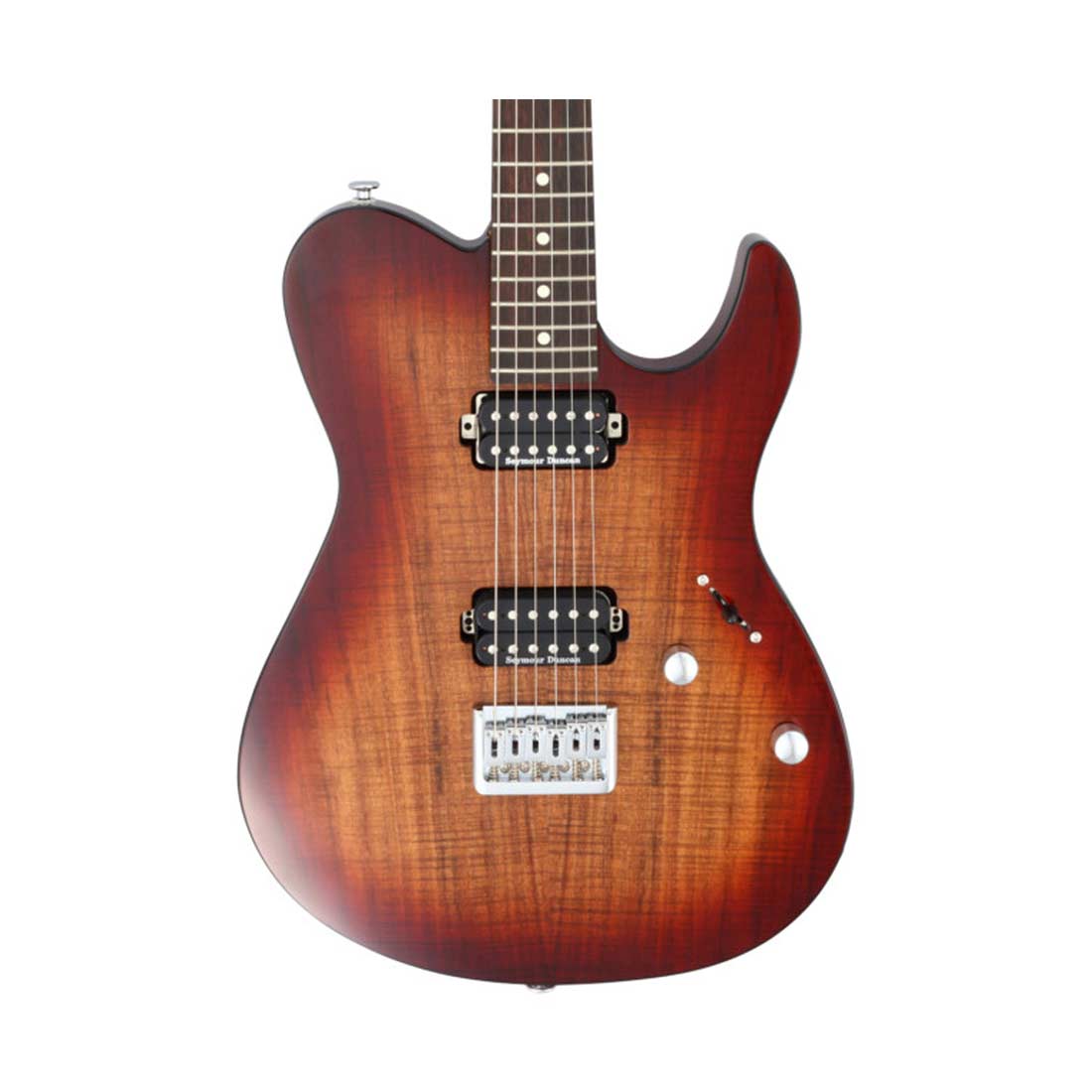 FGN JIL2-DU-EW2-R/KNB Iliad Koa Natural Burst Electric Guitar Including Gig Bag