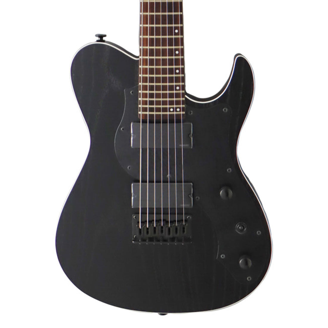 FGN JIL73-ASH-DE-R/OPB Iliad Open Pore Black 7-String Electric Guitar Including Gig Bag