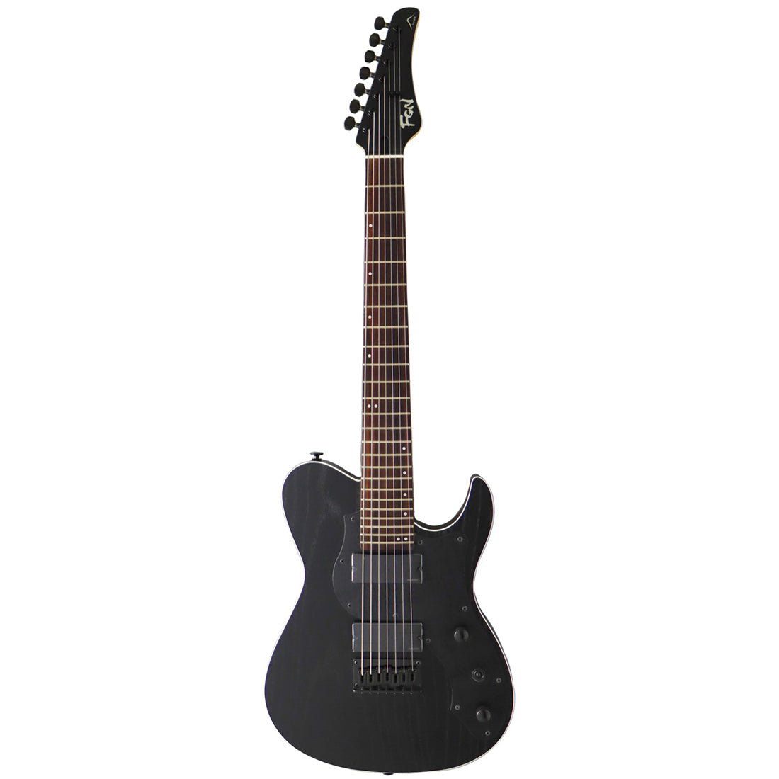 FGN JIL73-ASH-DE-R/OPB Iliad Open Pore Black 7-String Electric Guitar Including Gig Bag