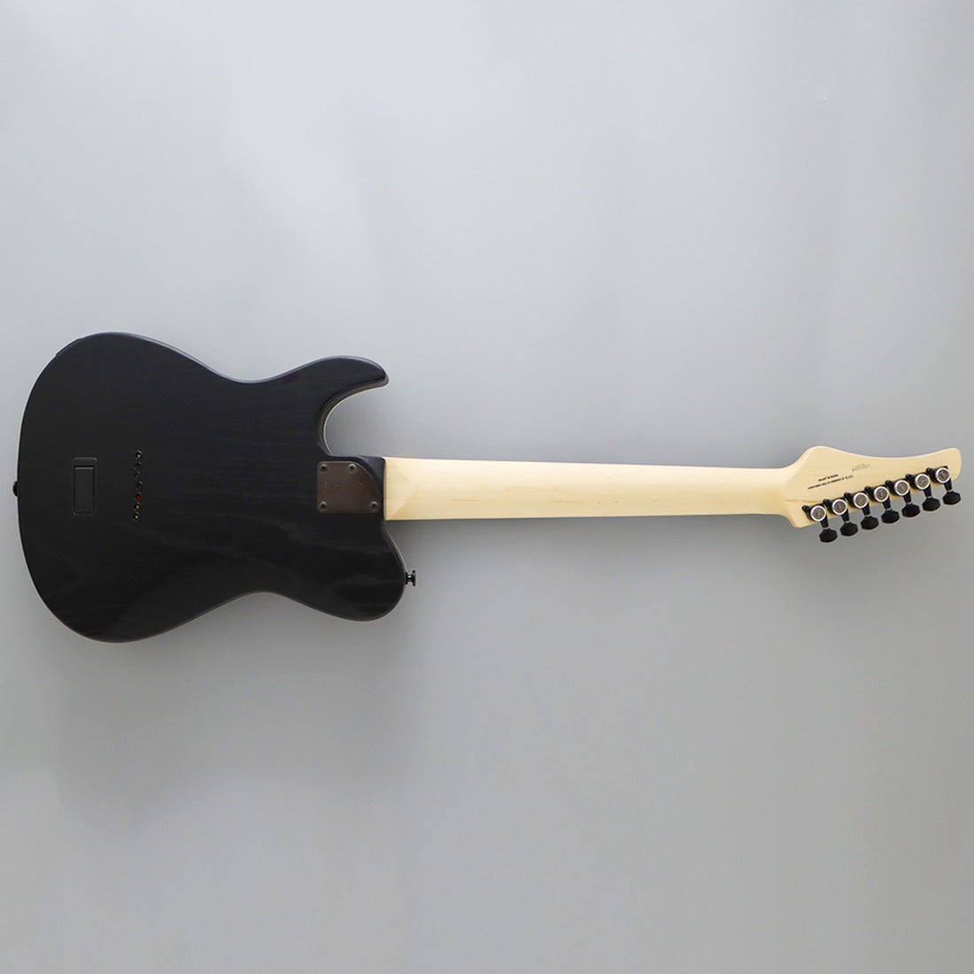 FGN JIL73-ASH-DE-R/OPB Iliad Open Pore Black 7-String Electric Guitar Including Gig Bag