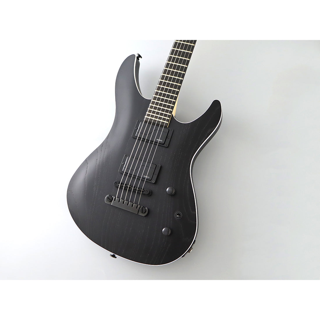 FGN JMY3-ASH-E/OPB Open Pore Black Mythic Electric Guitar with Gig Bag