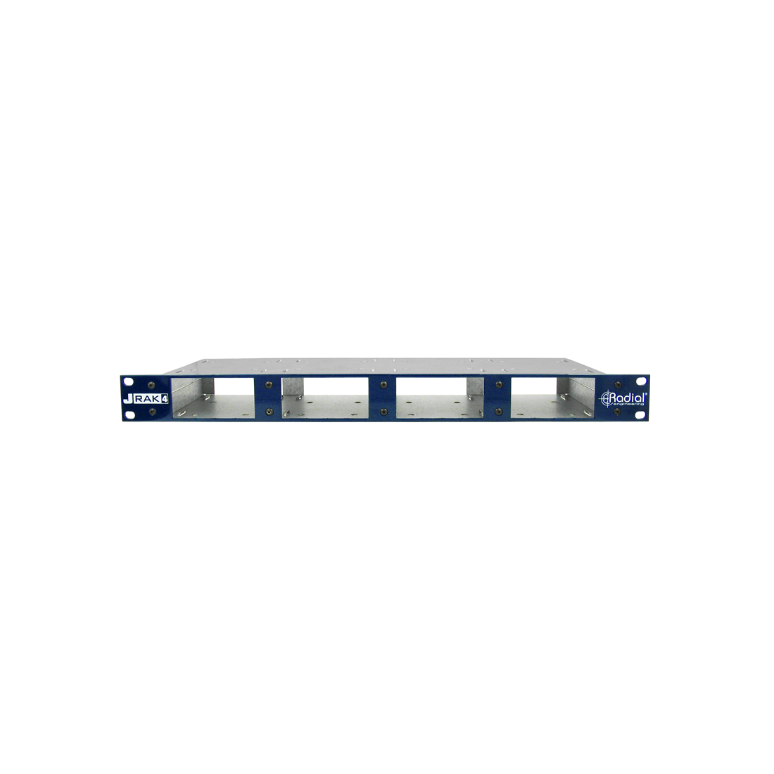 Radial J-RAK4 - 1RU Rack Adapter Shelf for up to 4 JDI's, J48'S etc.