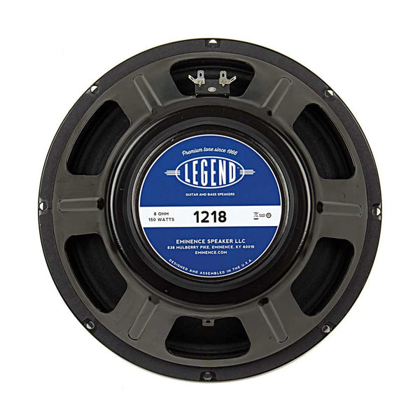 Eminence LEGEND1218 12in 150w Speaker 8 Ohm