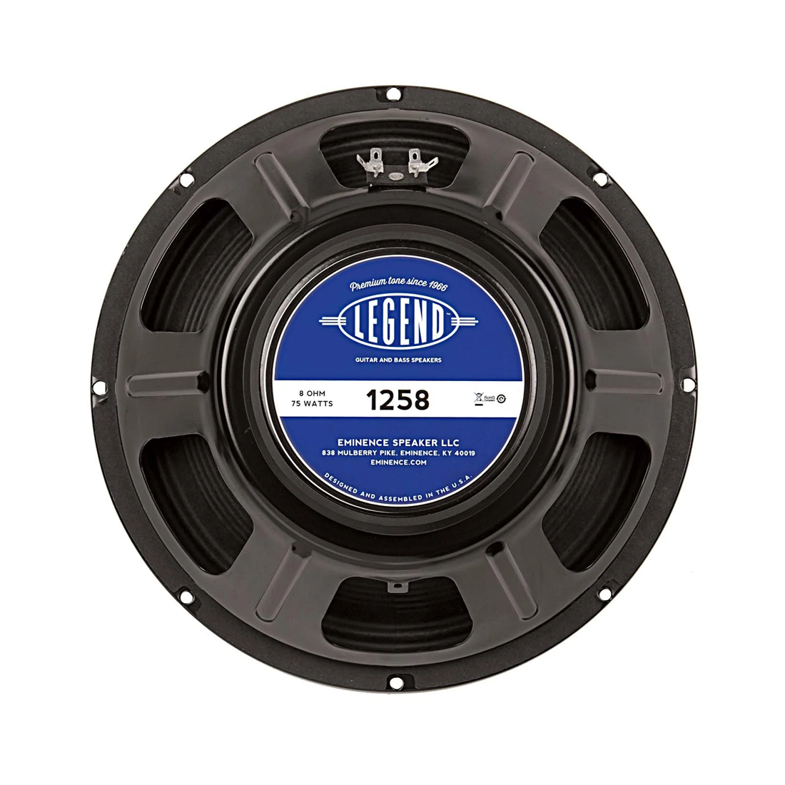 Eminence LEGEND1258 12in Speaker 75w 8 Ohm