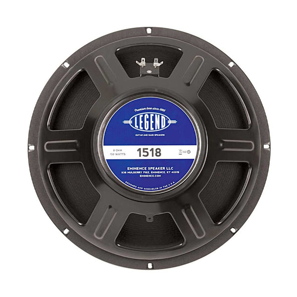 Eminence LEGEND1518 15in Speaker 150w 15in 8 Ohm