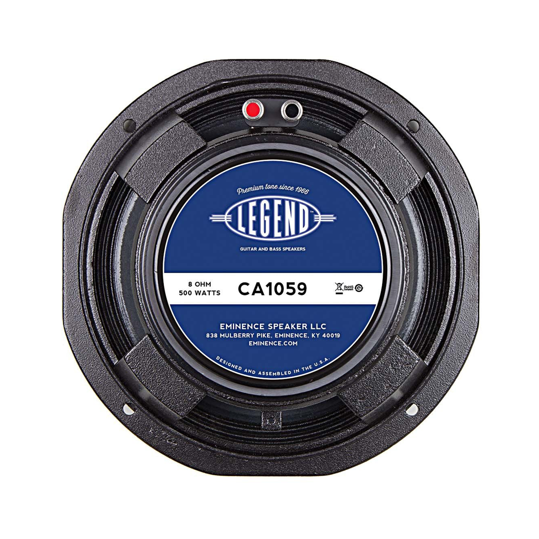 Eminence LEGENDCA1059 10in Bass Guitar Speaker 500w 8 Ohm