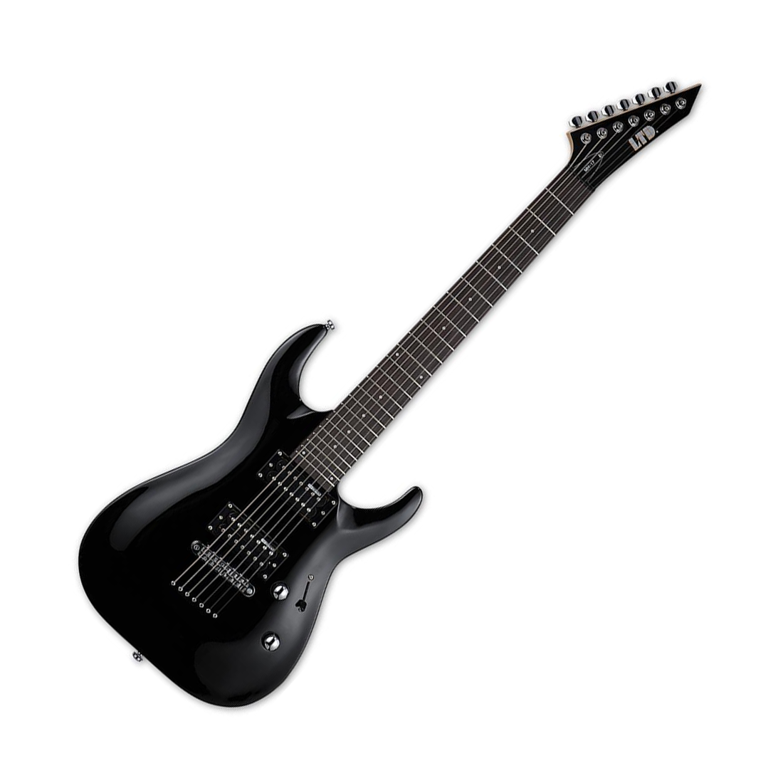 LTD M-17 7 STRING ELEC GTR BLACK-NO BAG