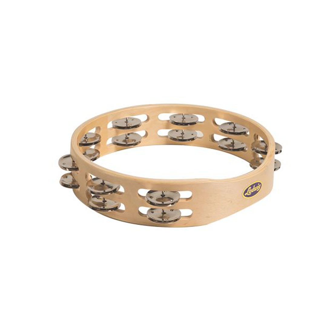 LM by Ludwig Double Row Wood Steel Tambourine
