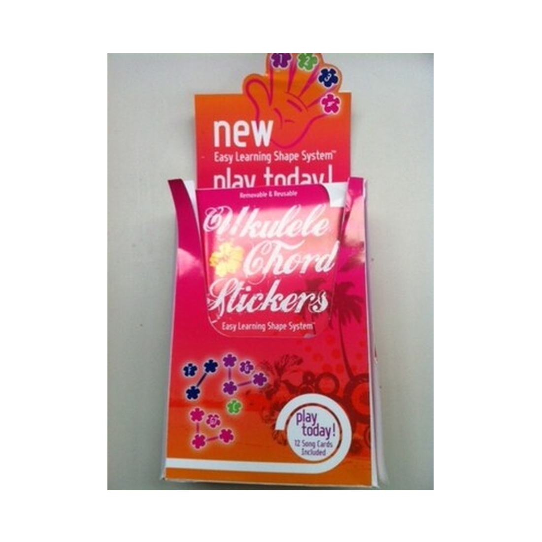 Chord Stickers for Ukulele (12 Counter Pack)