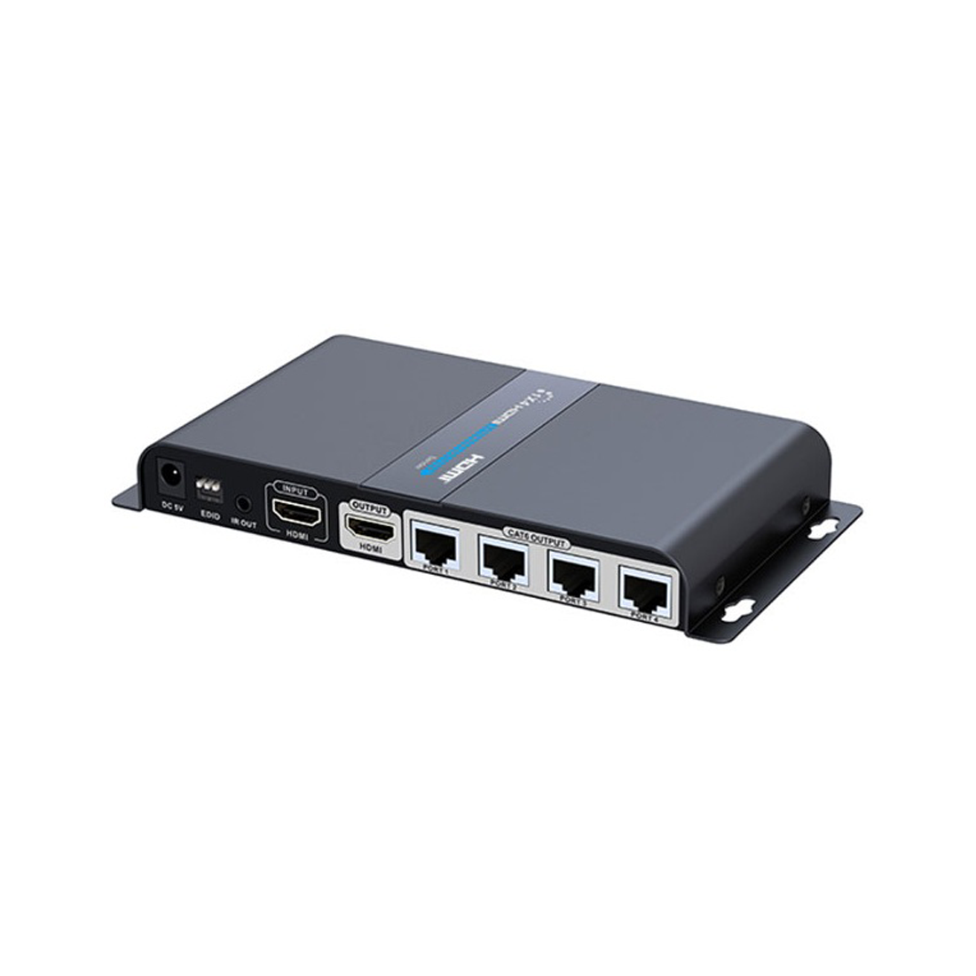 Lenkeng Splitter HDMI a 4 porte con 4 ricevitori