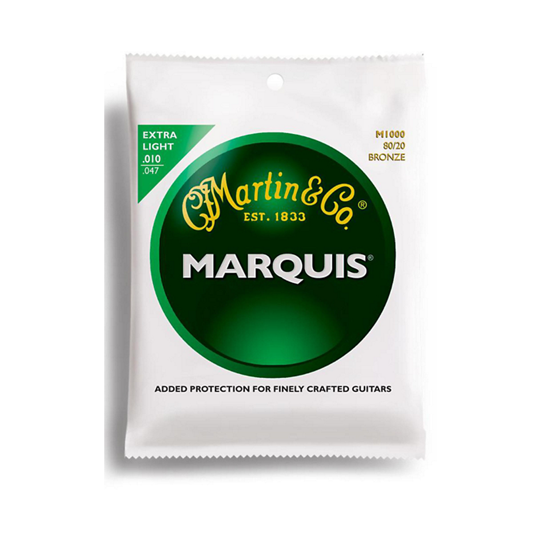 Martin M1000 Marquis 80/20 Bronze Acoustic Strings Extra Light