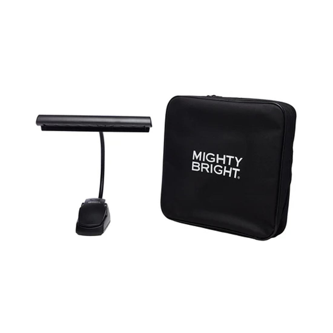 Mighty Bright Black Orchestra Light con 9 LED su barra con cappuccio a forma di T