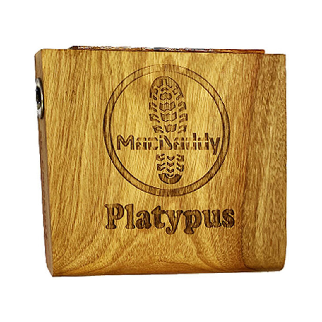 Macdaddy MDP1 Platypus Compact Stomp Box in Natural Finish