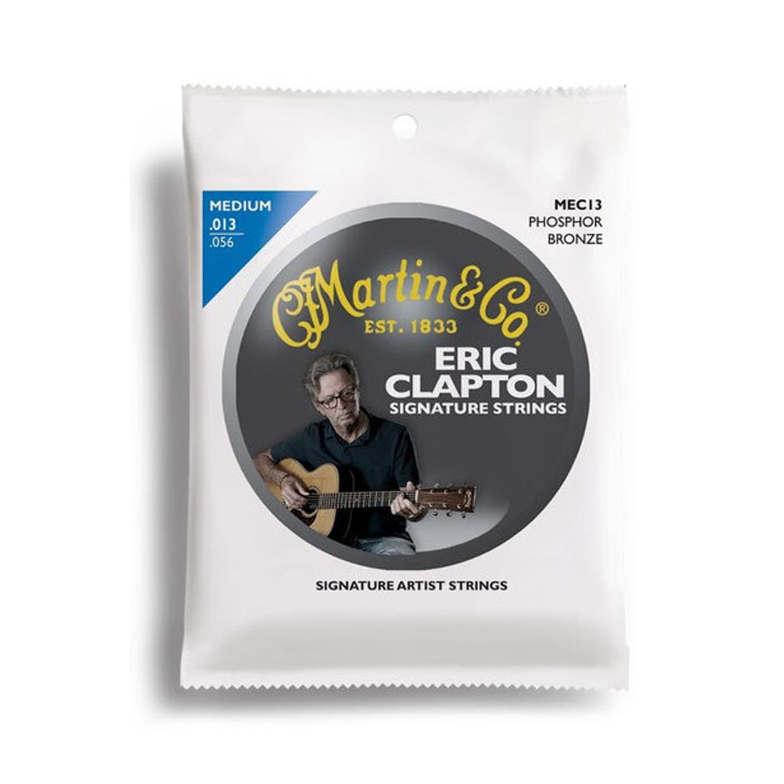 Martin MEC13 Eric Clapton Strings 92/8 Phosphor Bronze Medium Guitar String Set 13-56