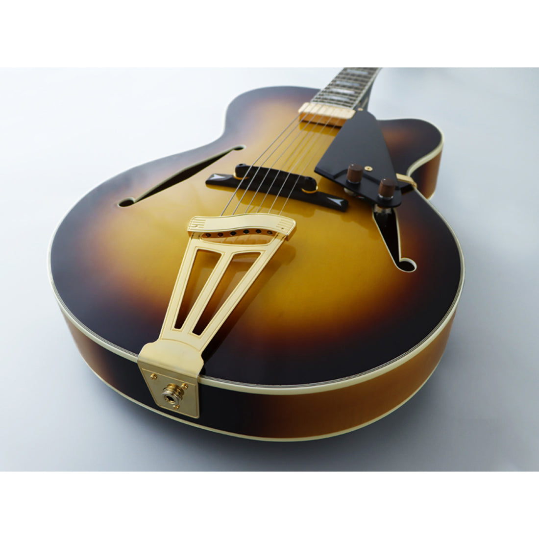 FGN MFA-FP/JB Masterfield Jazz Burst Hollow Body Electric Guitar Including Hardcase