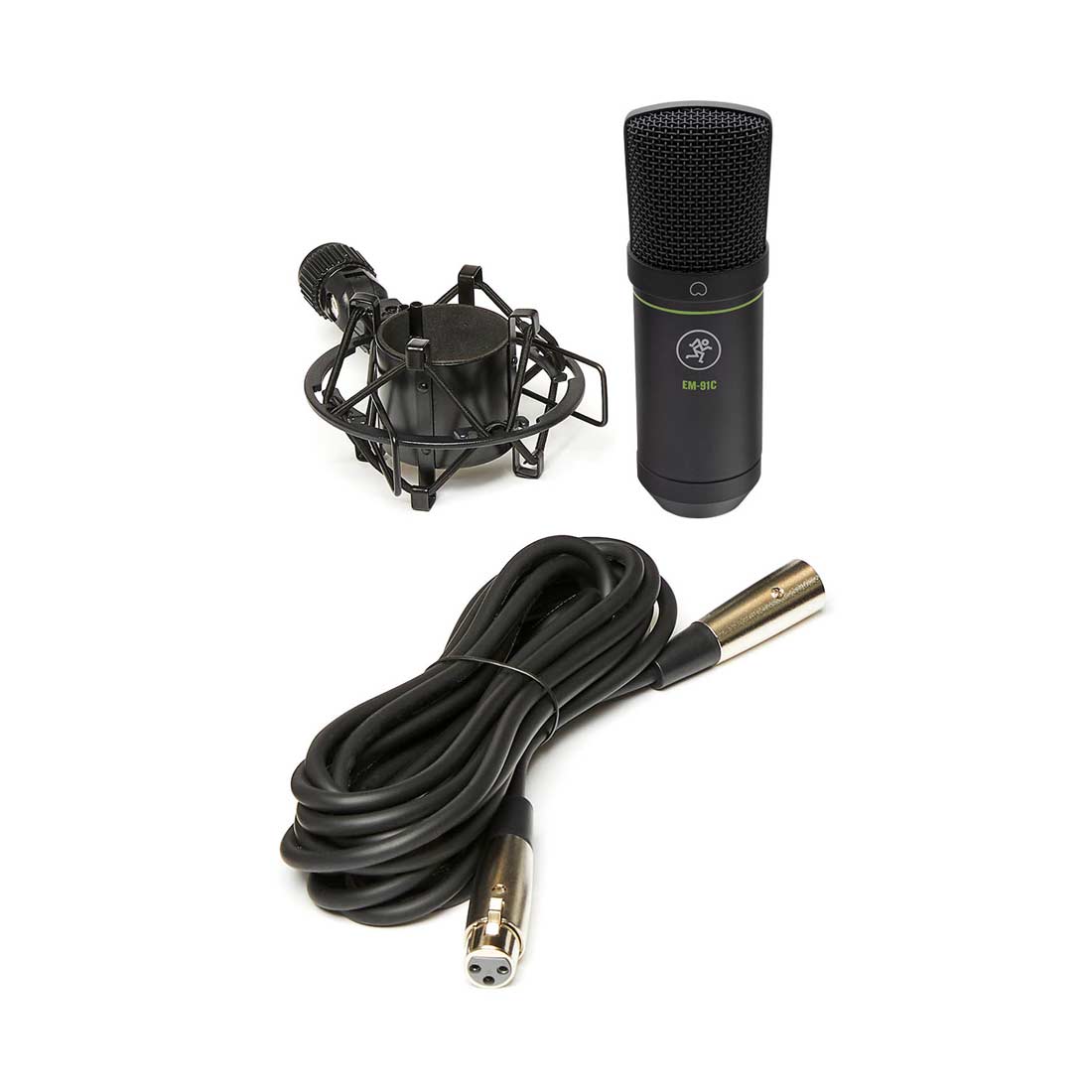 Mackie MK-BUNDLE-PR Recording bundle with Onyx Producer interface, EM89D dynamic mic, EM91C condenser mic and MC-100 headphones.