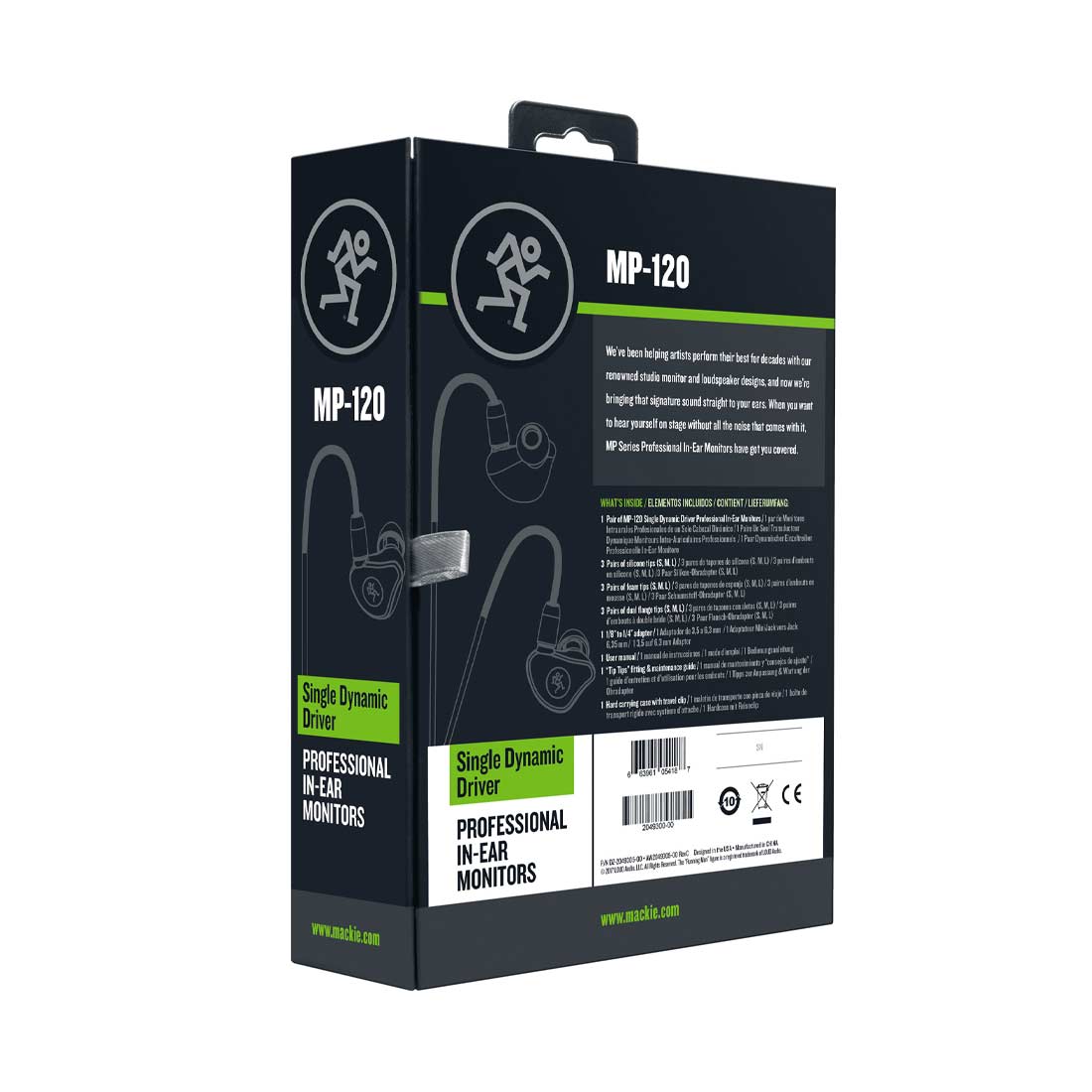 Monitor auricolari professionali Mackie MK-MP-120 Single Dynamic Driver