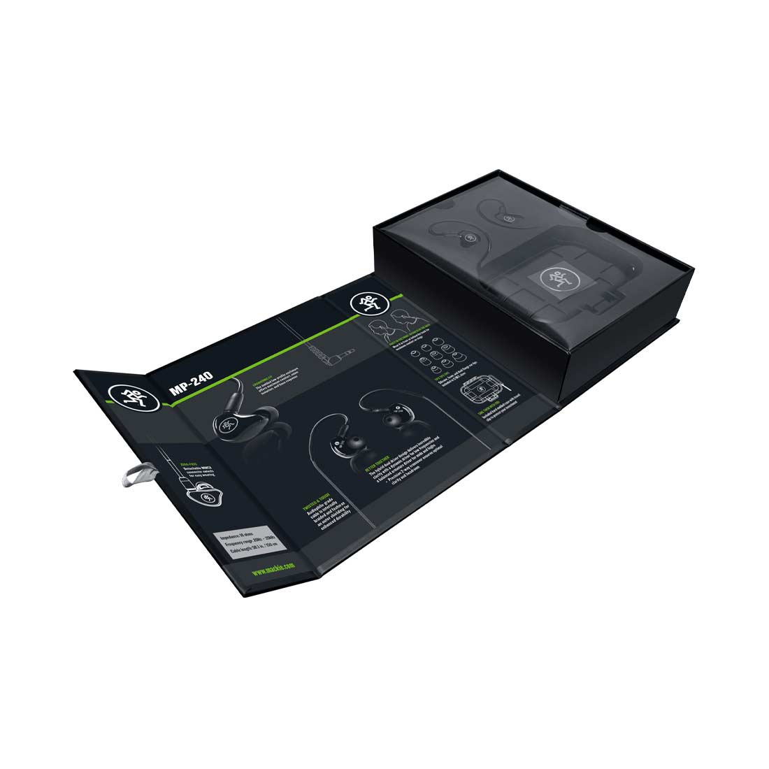 Mackie MK-MP-240 Dual Hybrid Driver Professional In-Ear Monitors