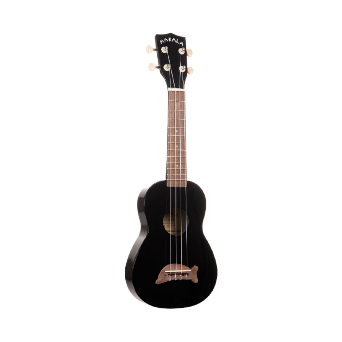 Makala MK-SD/CBK Dolphin Bridge Metallic Black Gloss Soprano Ukulele