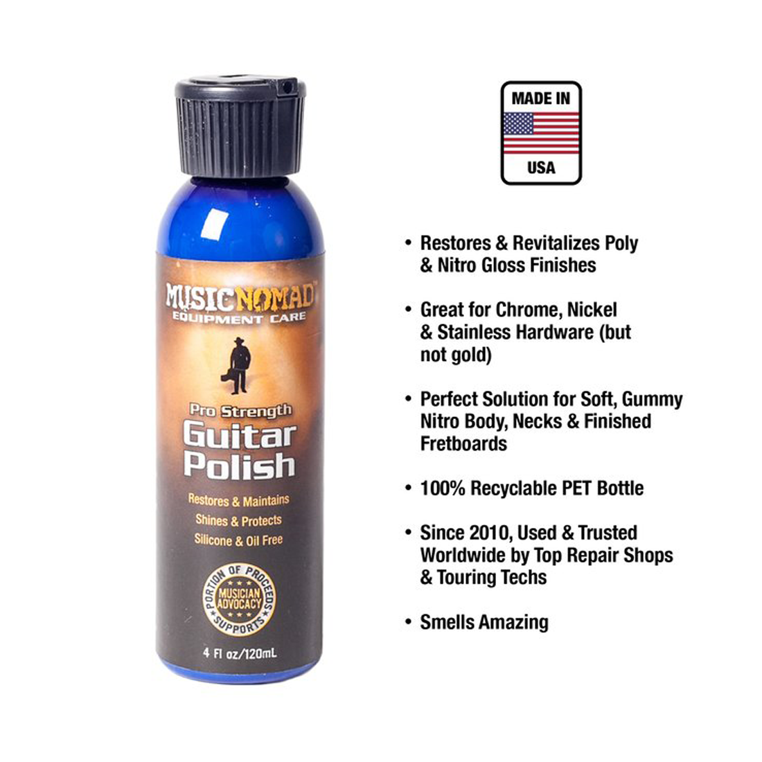 Music Nomad Pro Strength Guitar Polish 120ml