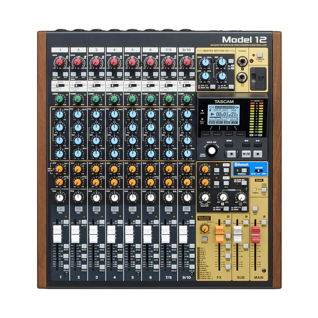 TASCAM MODEL 12 DIGI MIXER & MULTITRACK RECORDER