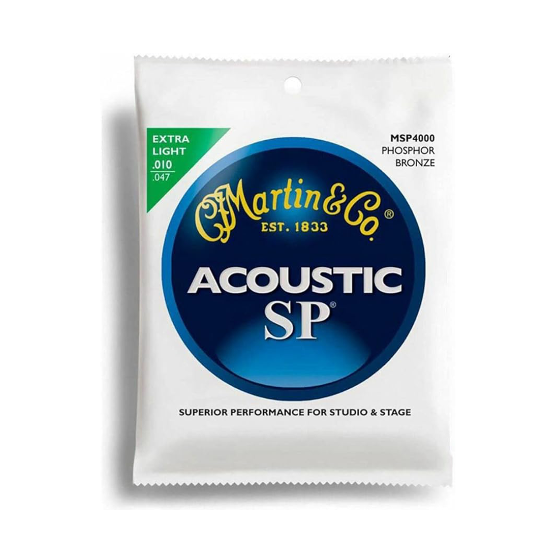 Martin MSP-4000 SP Phosphor Bronze Extra Light Acoustic Strings