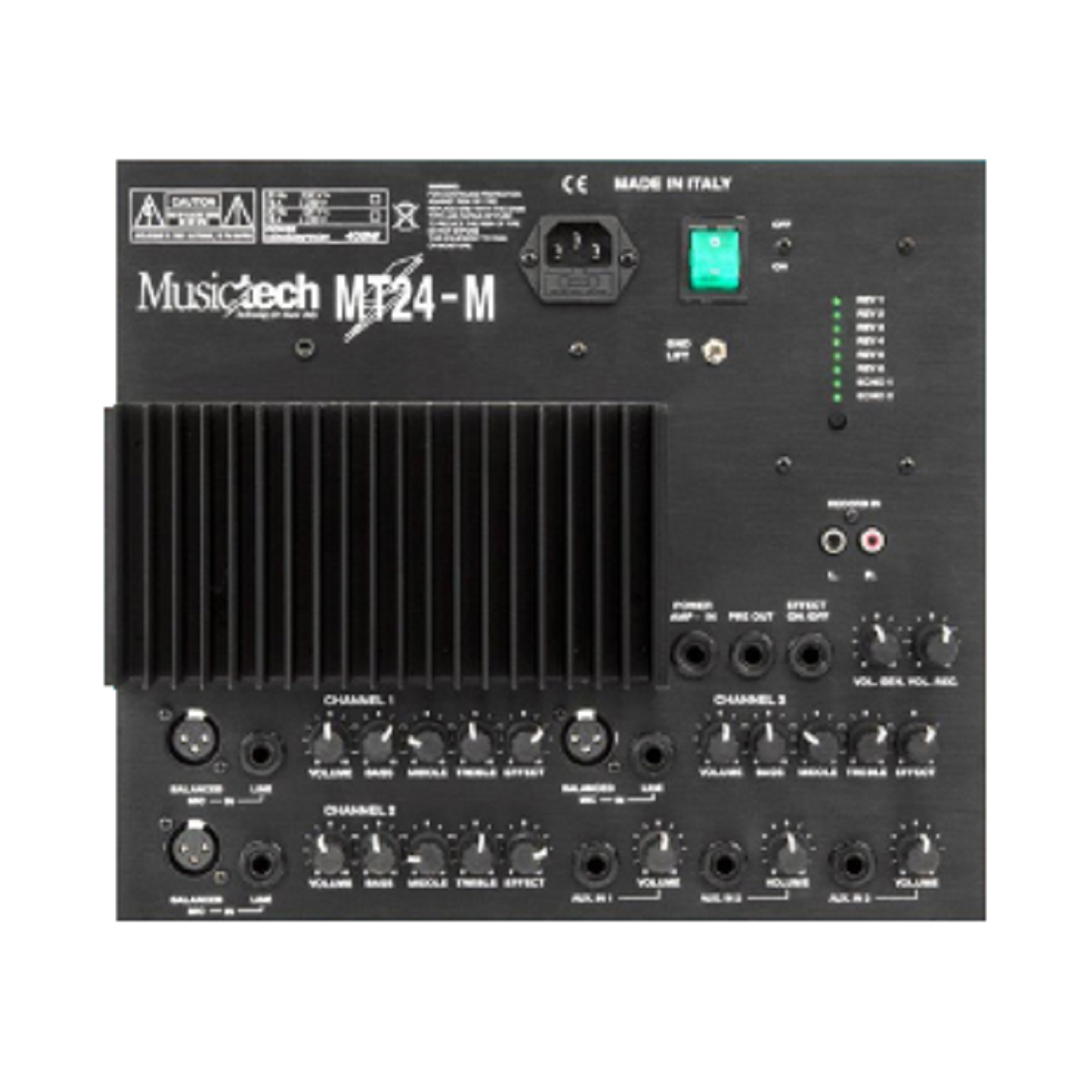 Musictech 300 Watt 3 Channel Amplifier With Effects