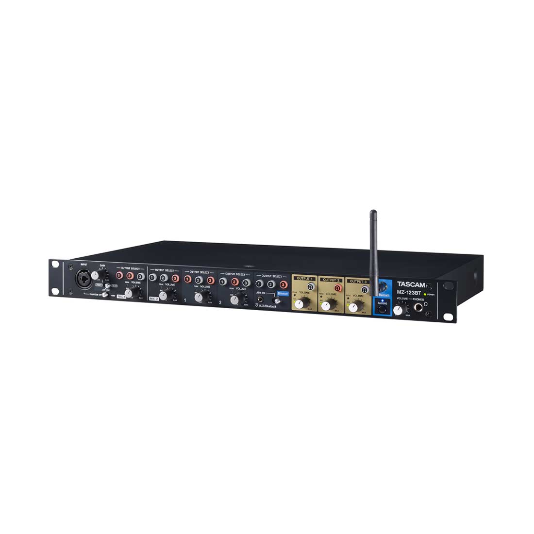 Mixer di zona Tascam MZ-123BT 3 uscite di zona con Bluetooth